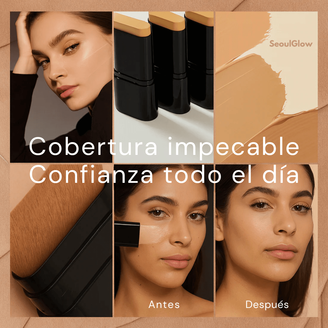 SeoulGlow® Base De Maquillaje Coreana Profesional 4en1 - SeoulGlow
