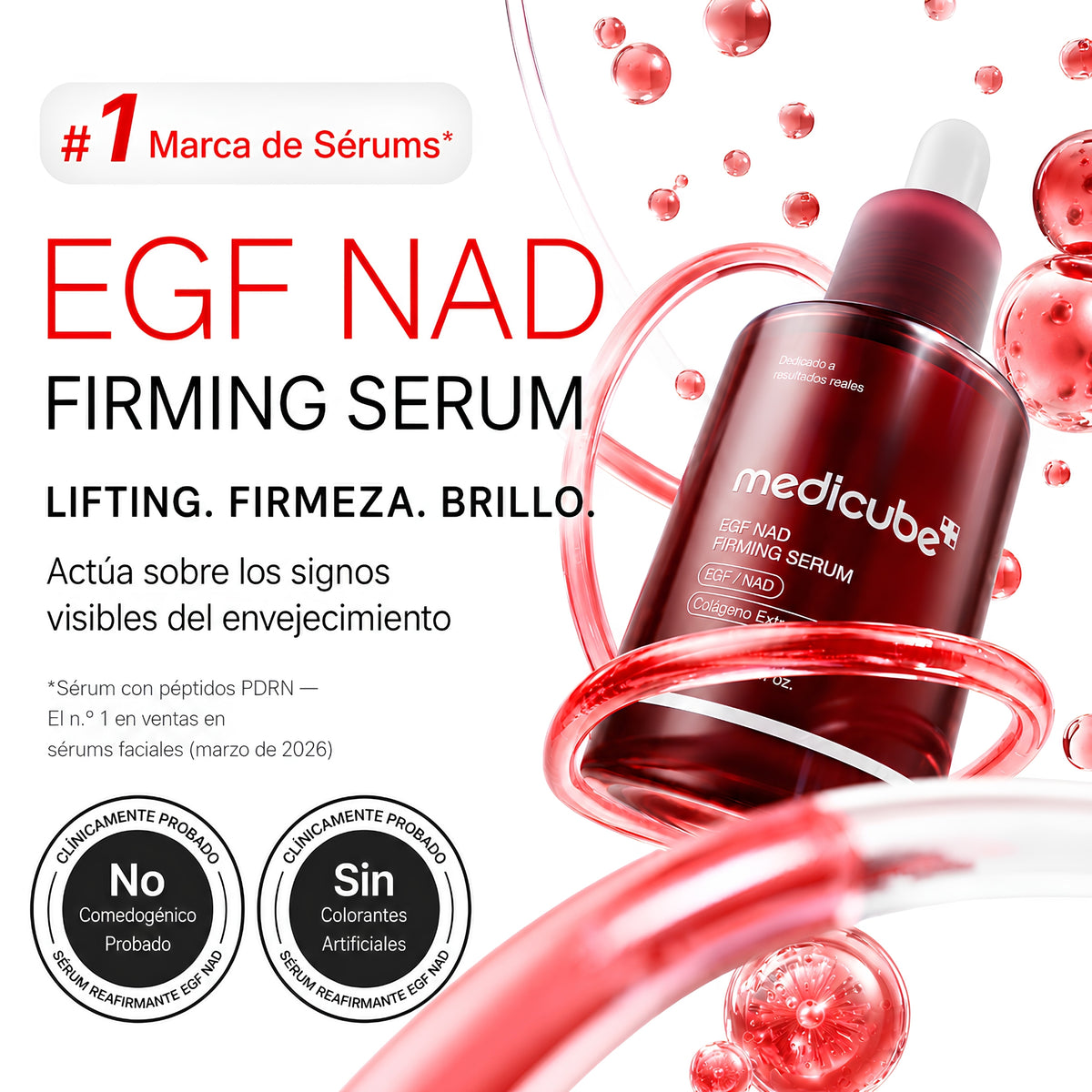 Sérum Reafirmante NAD+ Efecto Lifting y Piel Más Firme - Medicube