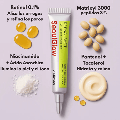 OFERTA!! SeoulGlow® - Tratamiento de Retinal Profesional Celimax - SeoulGlow