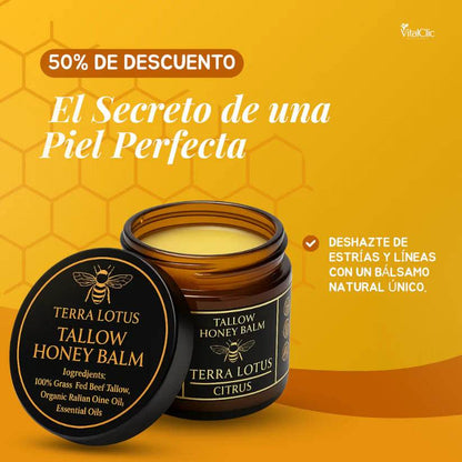 Bálsamo orgánico de sebo y miel natural SeoulGlow® - SeoulGlow