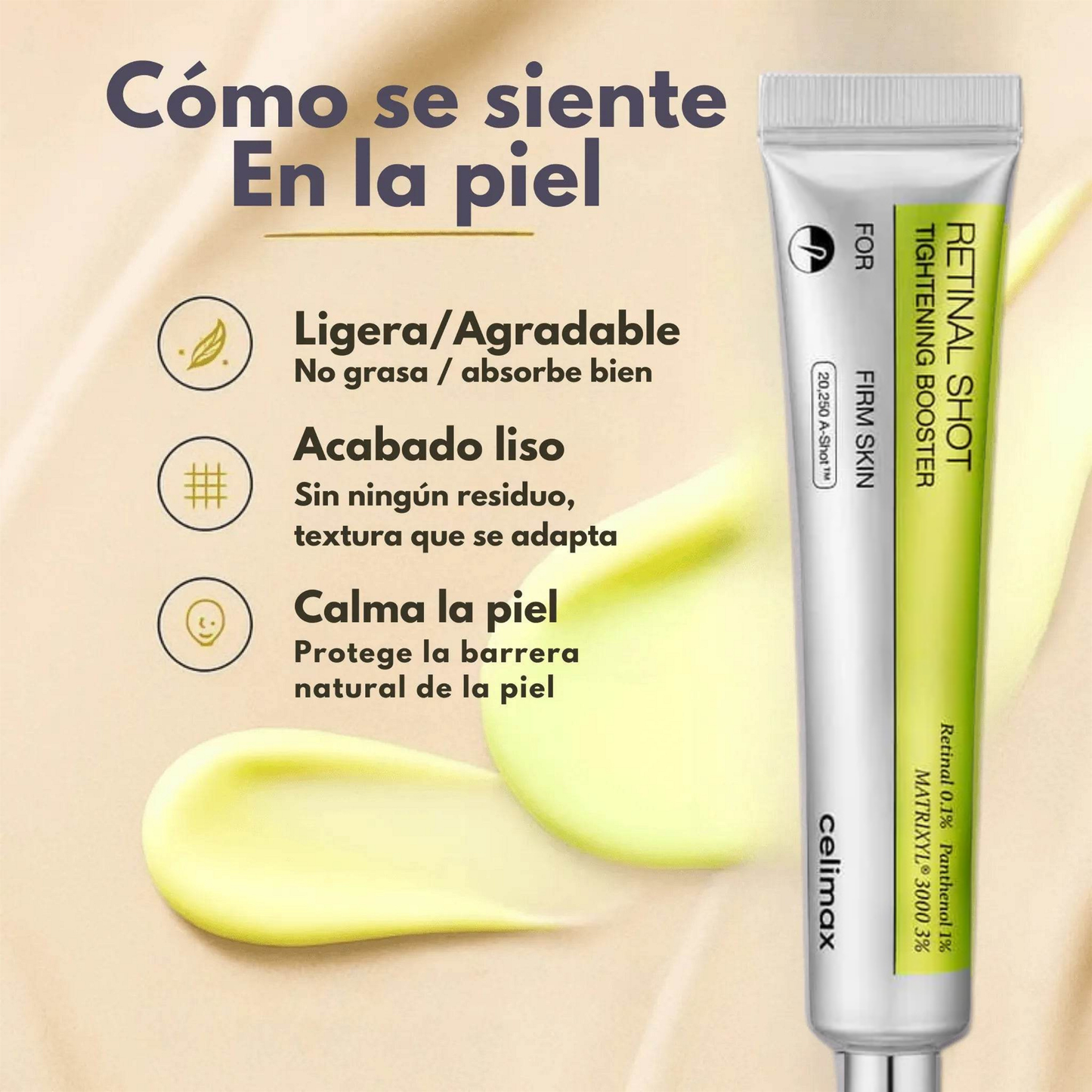 Crema facial Rejuvenecedora de Retinal Celimax