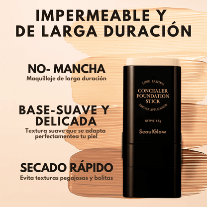 SeoulGlow® Base De Maquillaje Coreana Profesional 4en1 - SeoulGlow