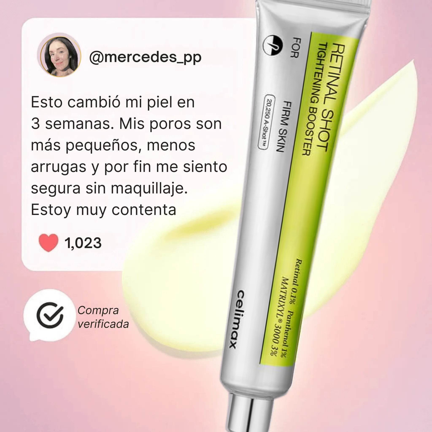 Crema facial Rejuvenecedora de Retinal Celimax