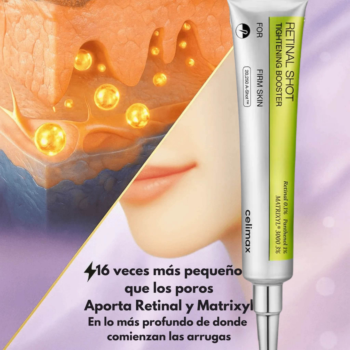 Crema facial Rejuvenecedora de Retinal Celimax